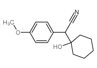 1-[Cyano-(p-methoxyphenyl)methyl]cyclohexanol | 93413-76-4