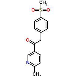 1-(6-Methylpyridin-3-yl)-2-[4-(methylsulfonyl)phenyl]ethanone | 221615-75-4